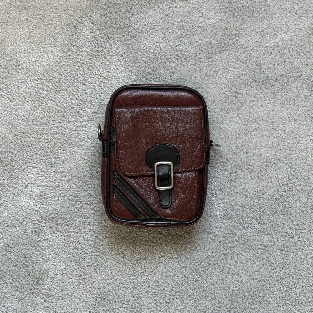 Vintage 70’s Coastar Leather Hipster Belt Loop Camera Phone Fanny Pack Bag Case
